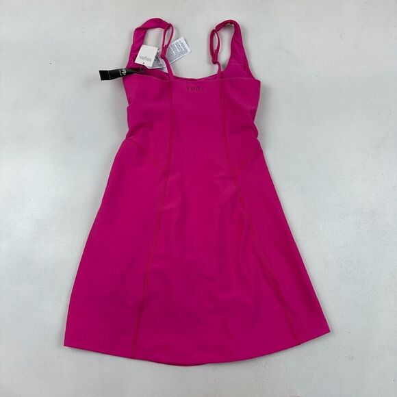 NWT YPB Abercrombie Pink SculptLUX Active Mini Dress Built In Shorts Stretch XXS - Picture 14 of 16